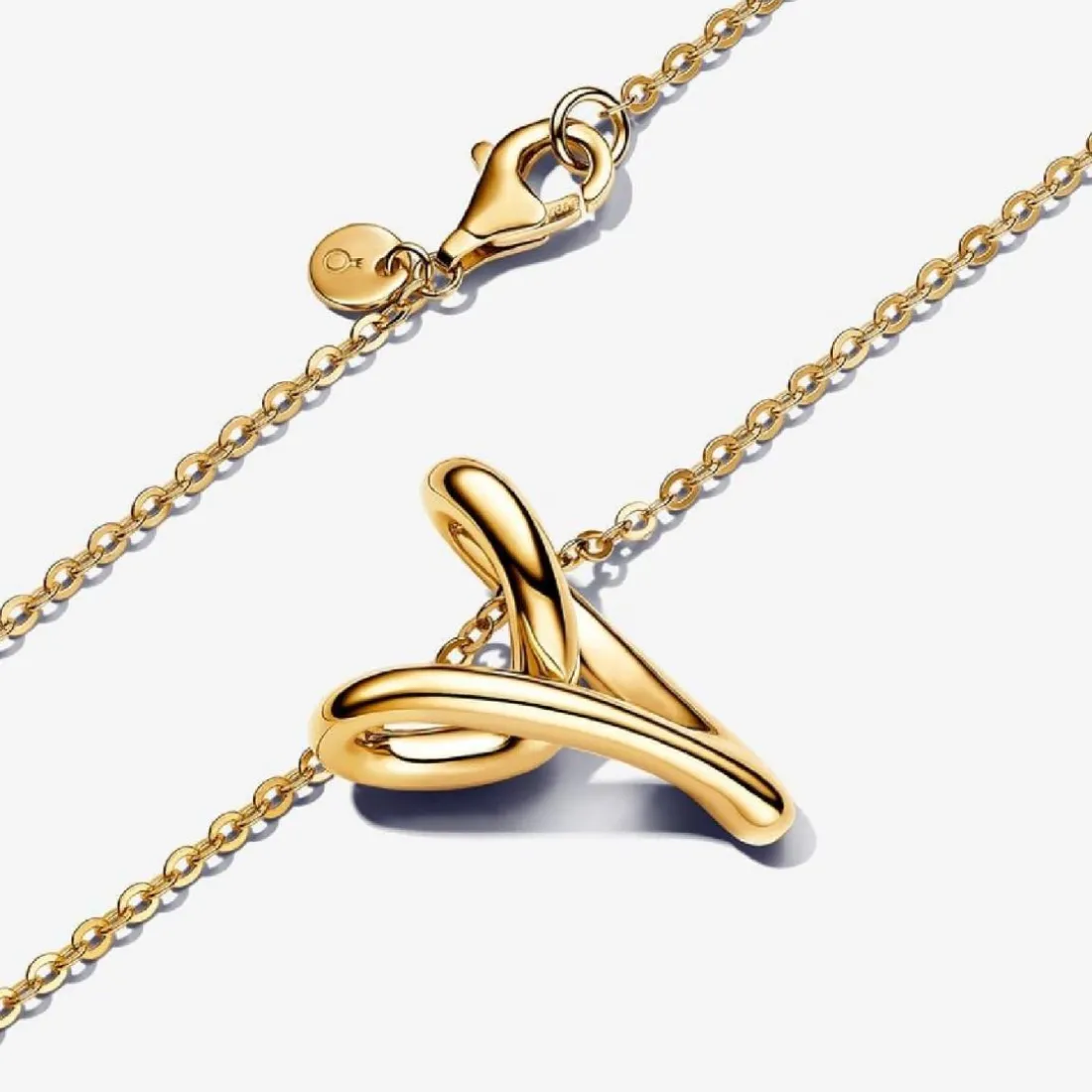 Collier pendentif cœur plaqué or 14 carats