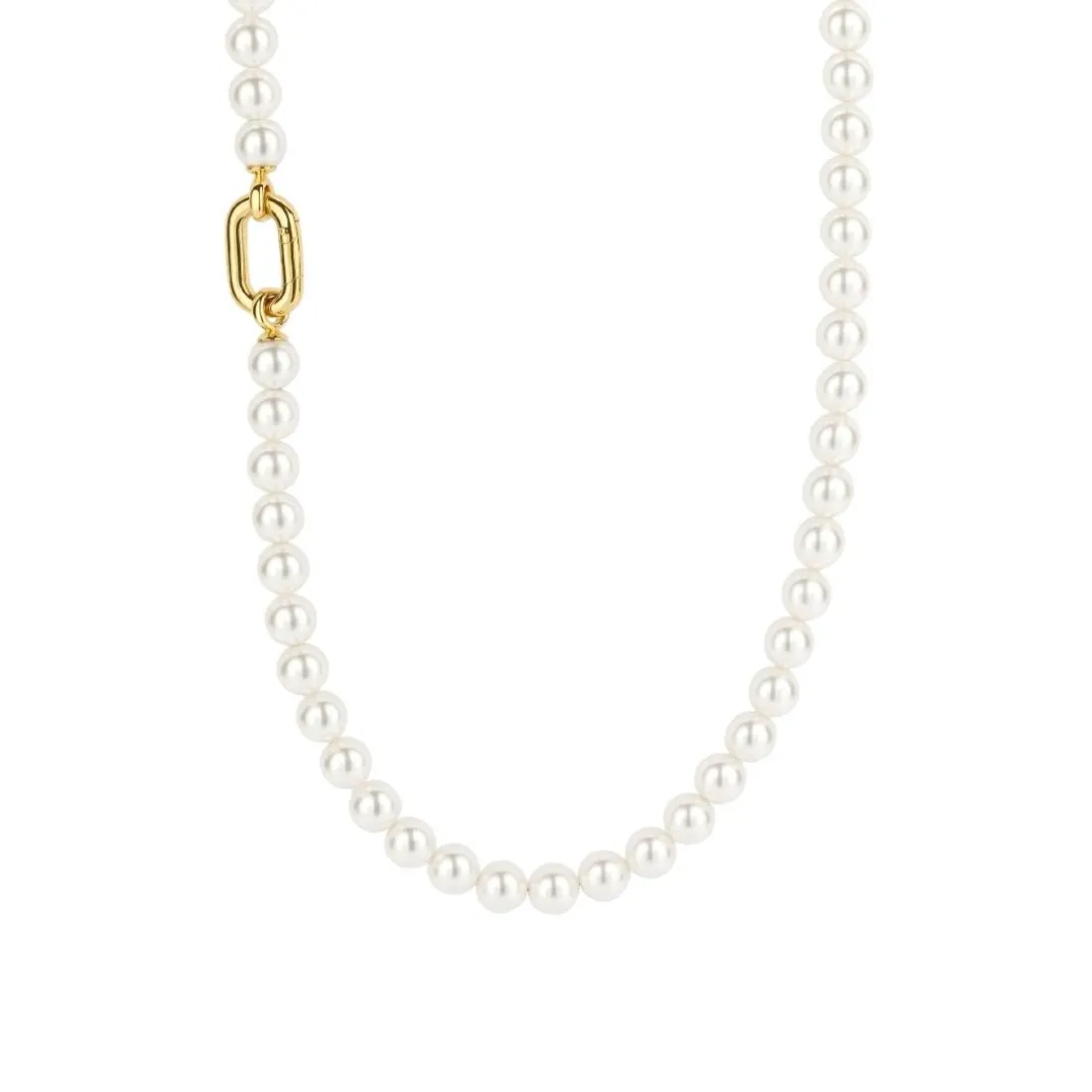Collier Ti Sento - 34050YP Argent Doré Et Perles Synthétiques