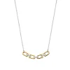 Collier Ti Sento - 34044ZY Argent Doré Liens Et Pavage