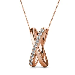 Collier X Duo Or Rose