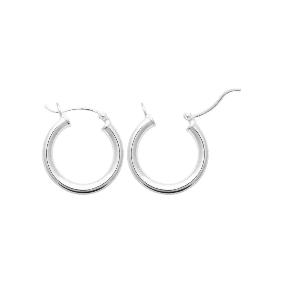 Créoles femme argent 2 mm - Z30Y0