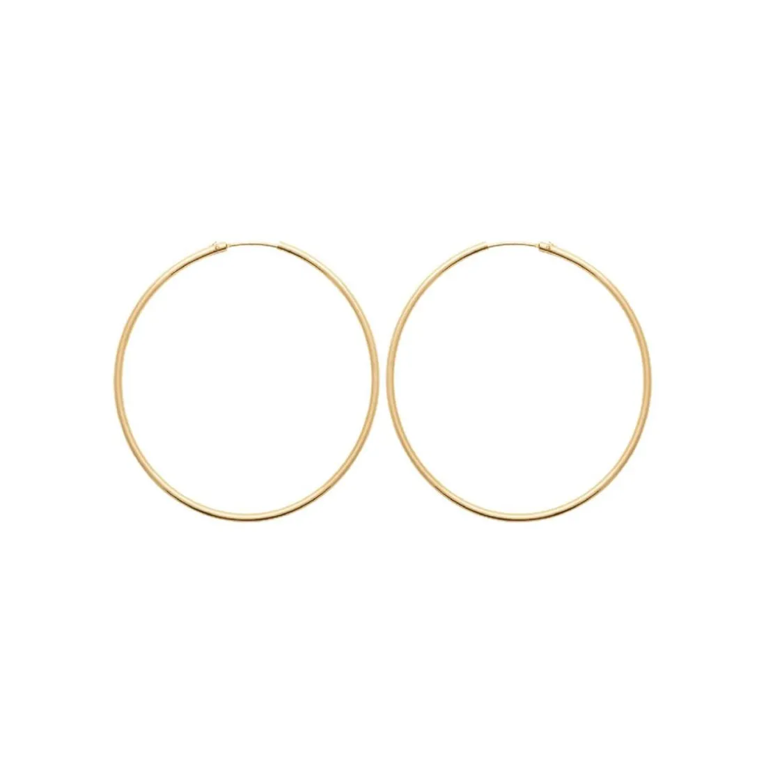 Créoles femme plaqué or 6 mm - Y0YY60