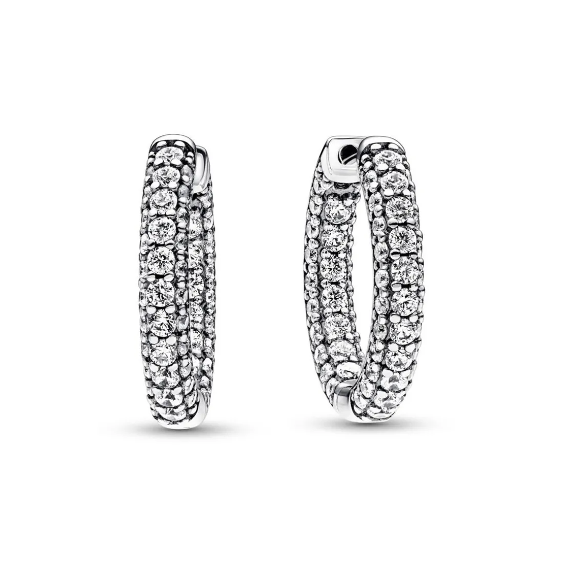 Créoles Pandora Timeless - Rang Pavé