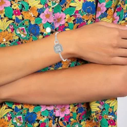 Jonc Femme So Charm - B4034-ARGENT - Bracelet Mode Argenté