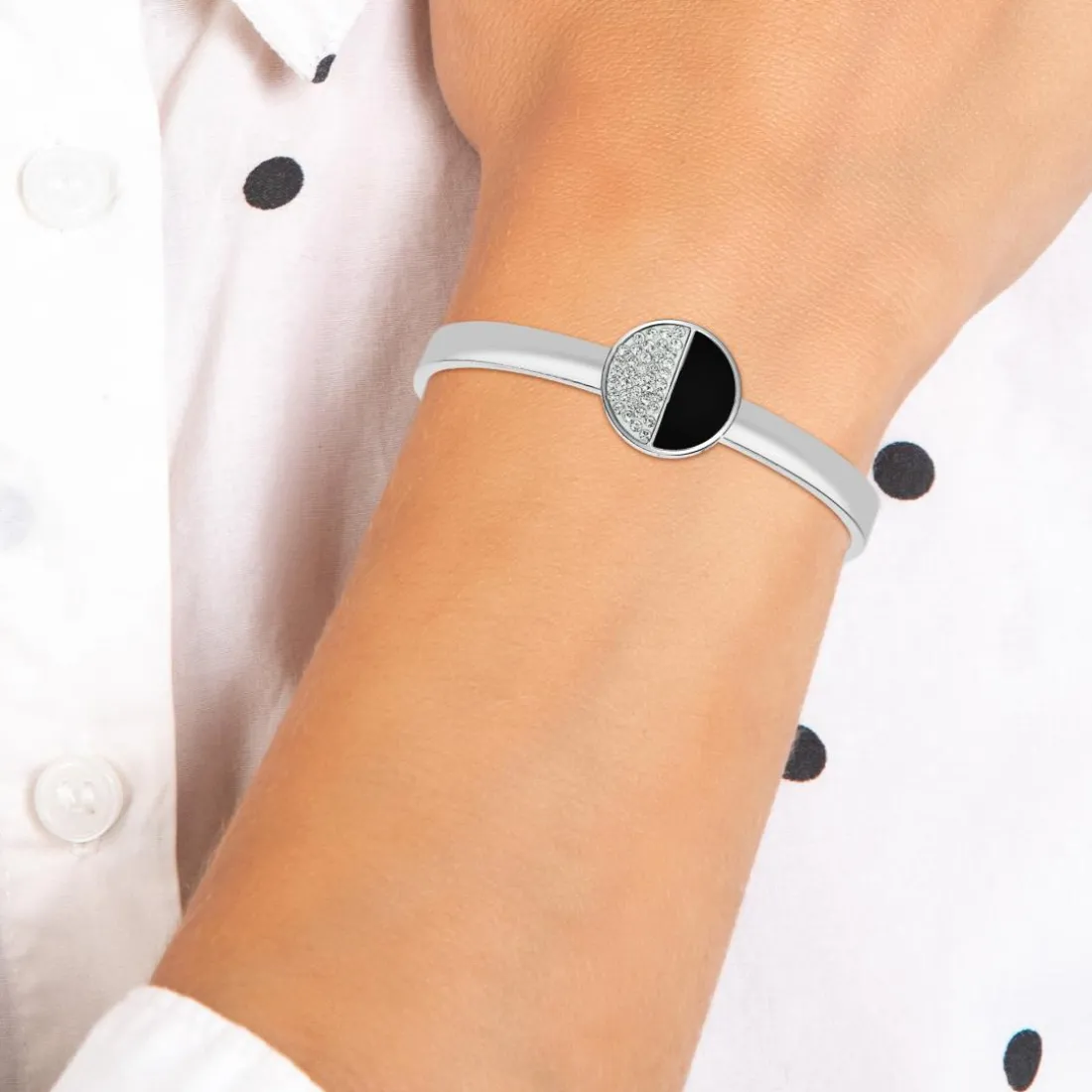 Jonc Femme So Charm - B3083-ARGENT - Bracelet Mode Argenté