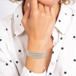 Jonc Femme So Charm - B3346-ARGENT - Bracelet Mode Argenté