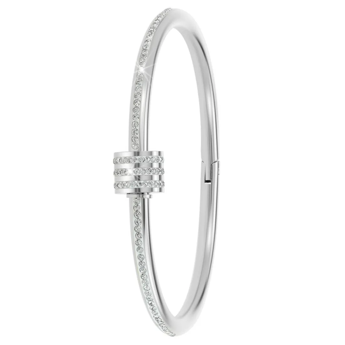 Jonc Femme So Charm - B4044-ARGENT - Bracelet Mode Argenté