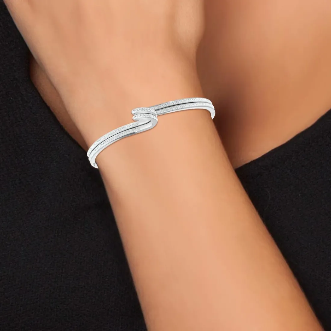 Jonc Femme So Charm - B2781-ARGENT - Bracelet Mode Argenté