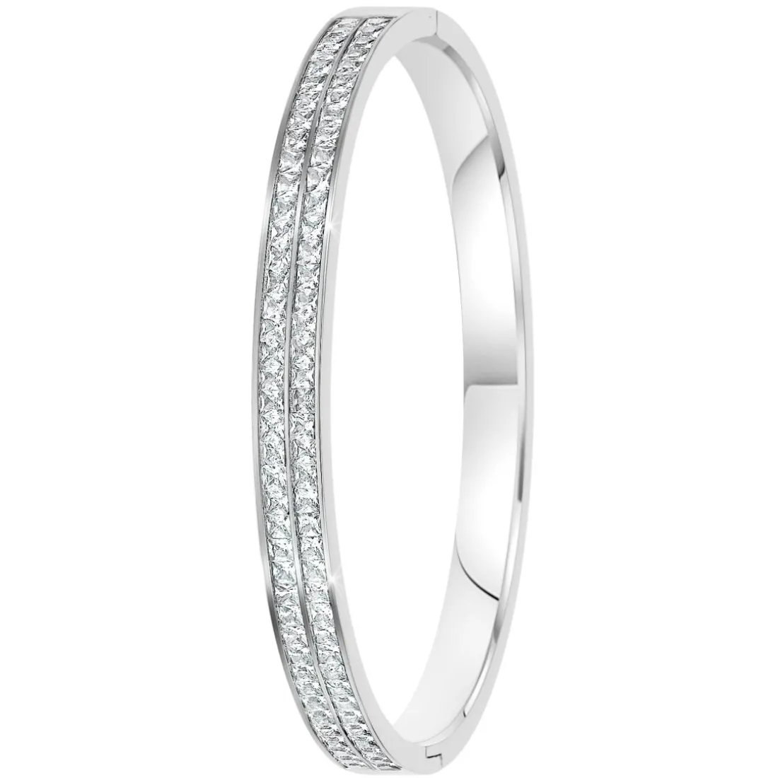 Jonc Femme So Charm - B3127-ARGENT - Bracelet Mode Argenté