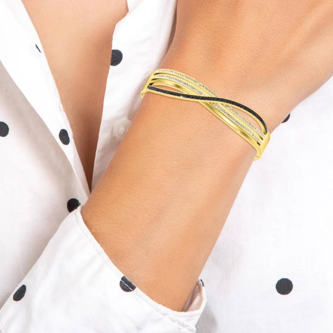 Jonc Femme So Charm - B2875-DORE - Bracelet Mode Doré
