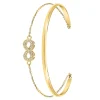 Jonc Femme So Charm - B3238-DORE - Bracelet Infini Doré