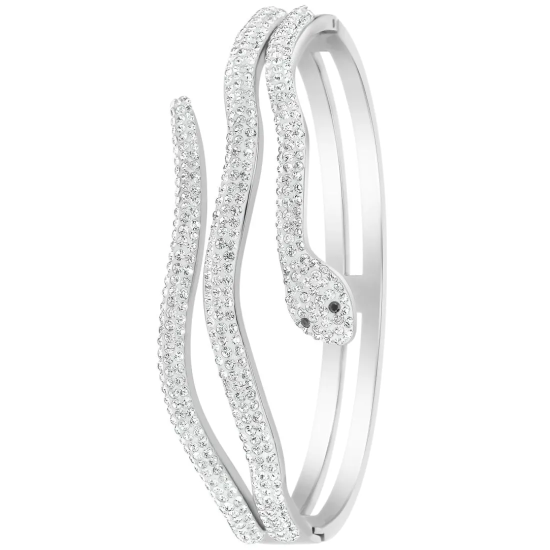 Jonc femme So Charm - bracelet serpent argenté