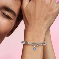 Mini Dangle Cœur Chakra Bleu Pandora ME