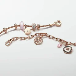 Mini Dangle Cœur Chakra Rose Pandora ME