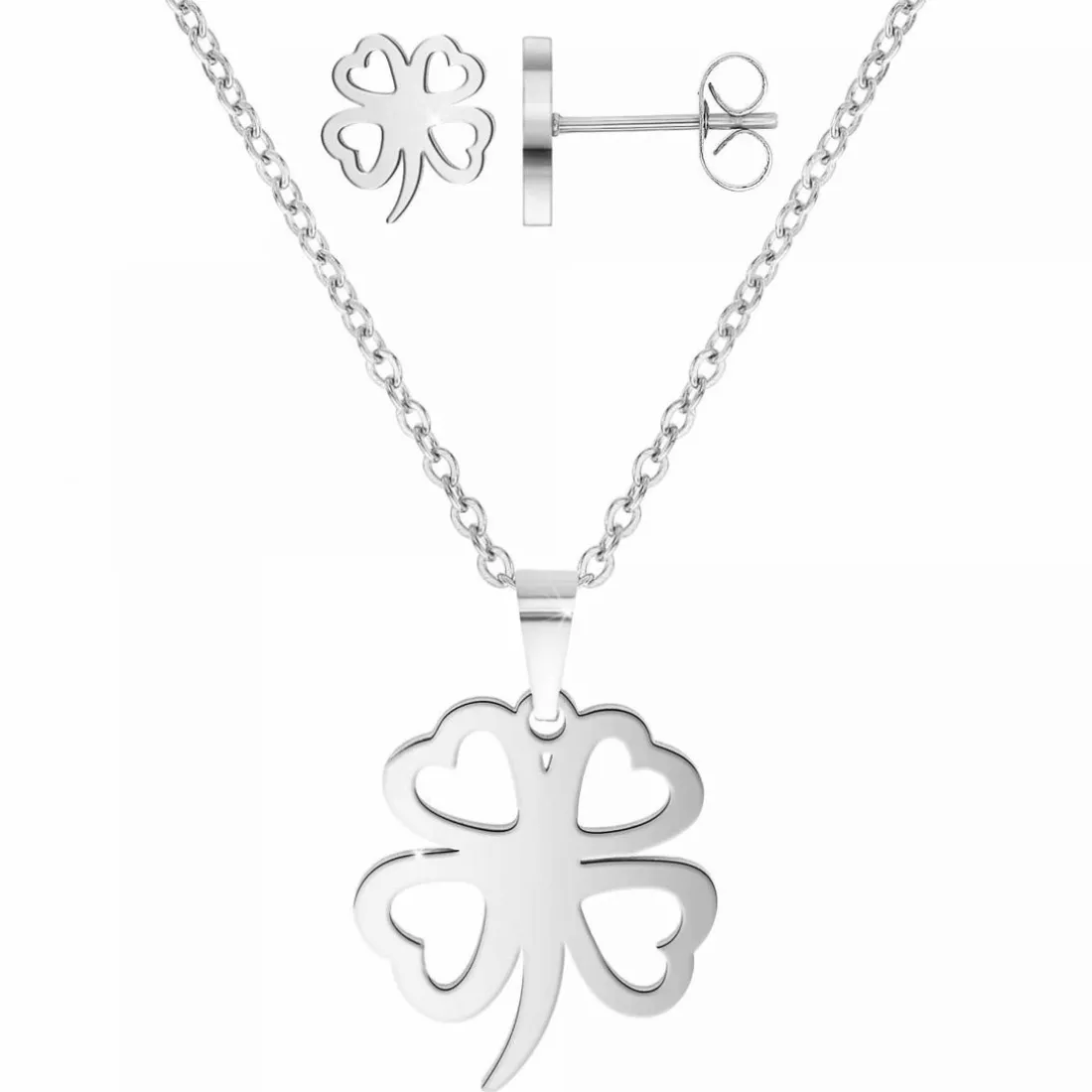 Parure Femme Angèle M B2149-ARGENT - Acier Argent
