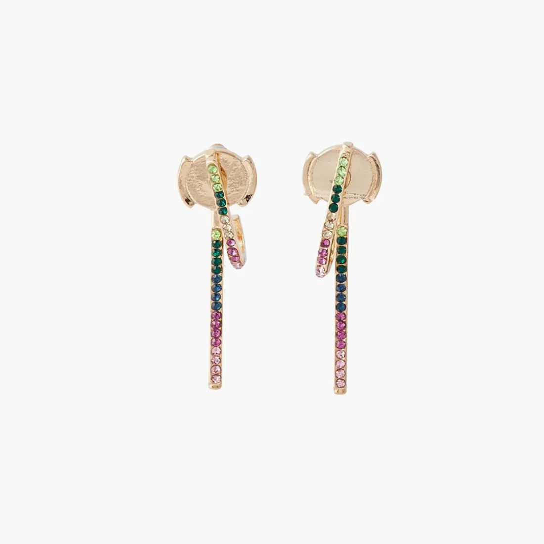 Pendantes Femme Balaboosté Grande Bo Dev Derrière Avec Strass - 3502456534674 Métal Doré