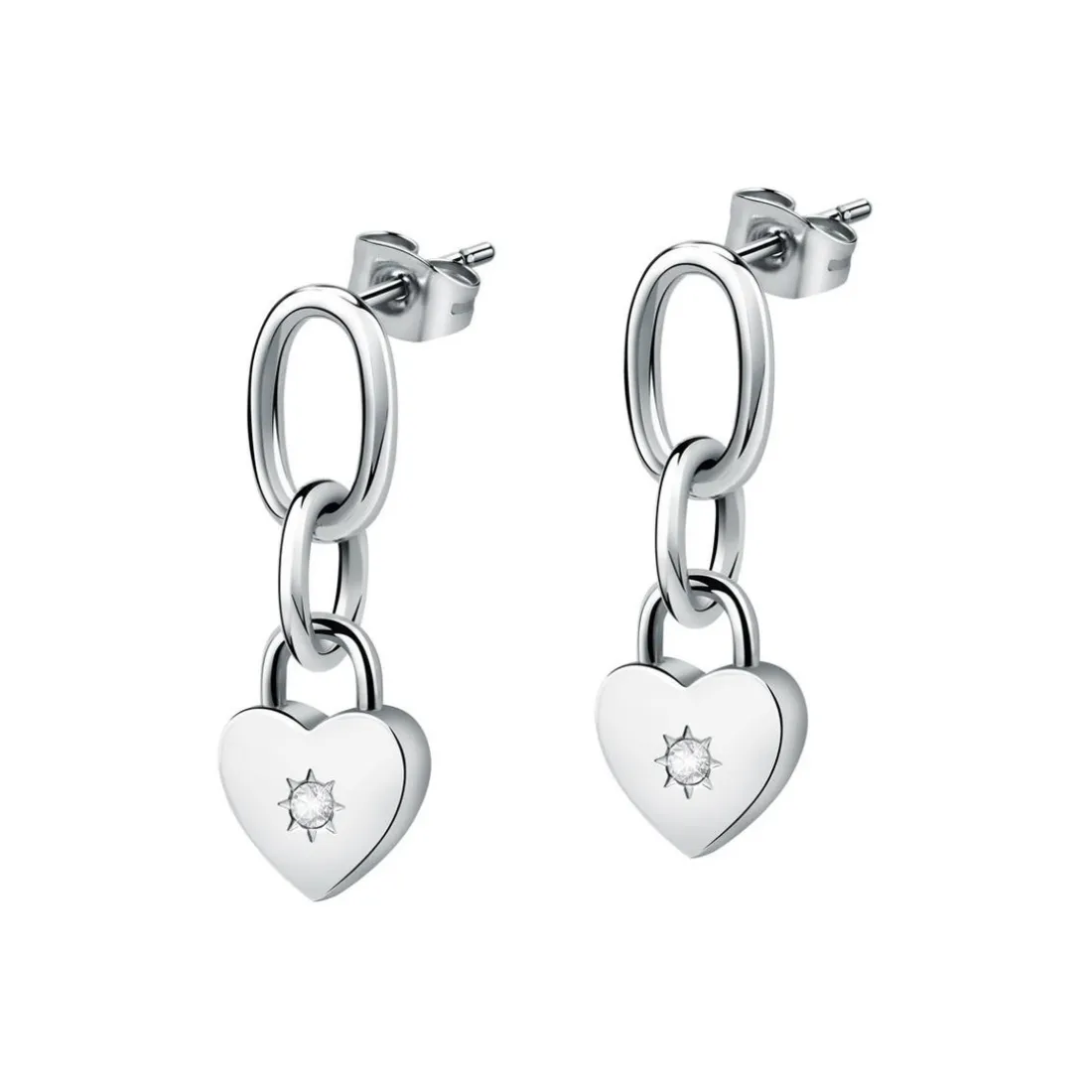 Pendantes Morellato Bijoux SAUB07 - Acier Argent