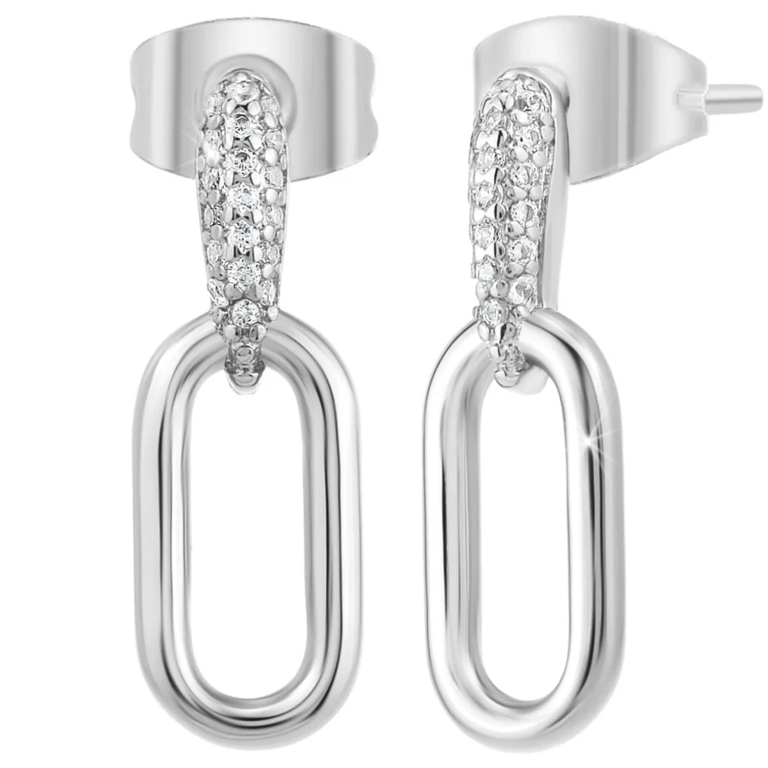 Pendantes So Charm - B3102-ARGENT - Boucles D'Oreilles Argentées