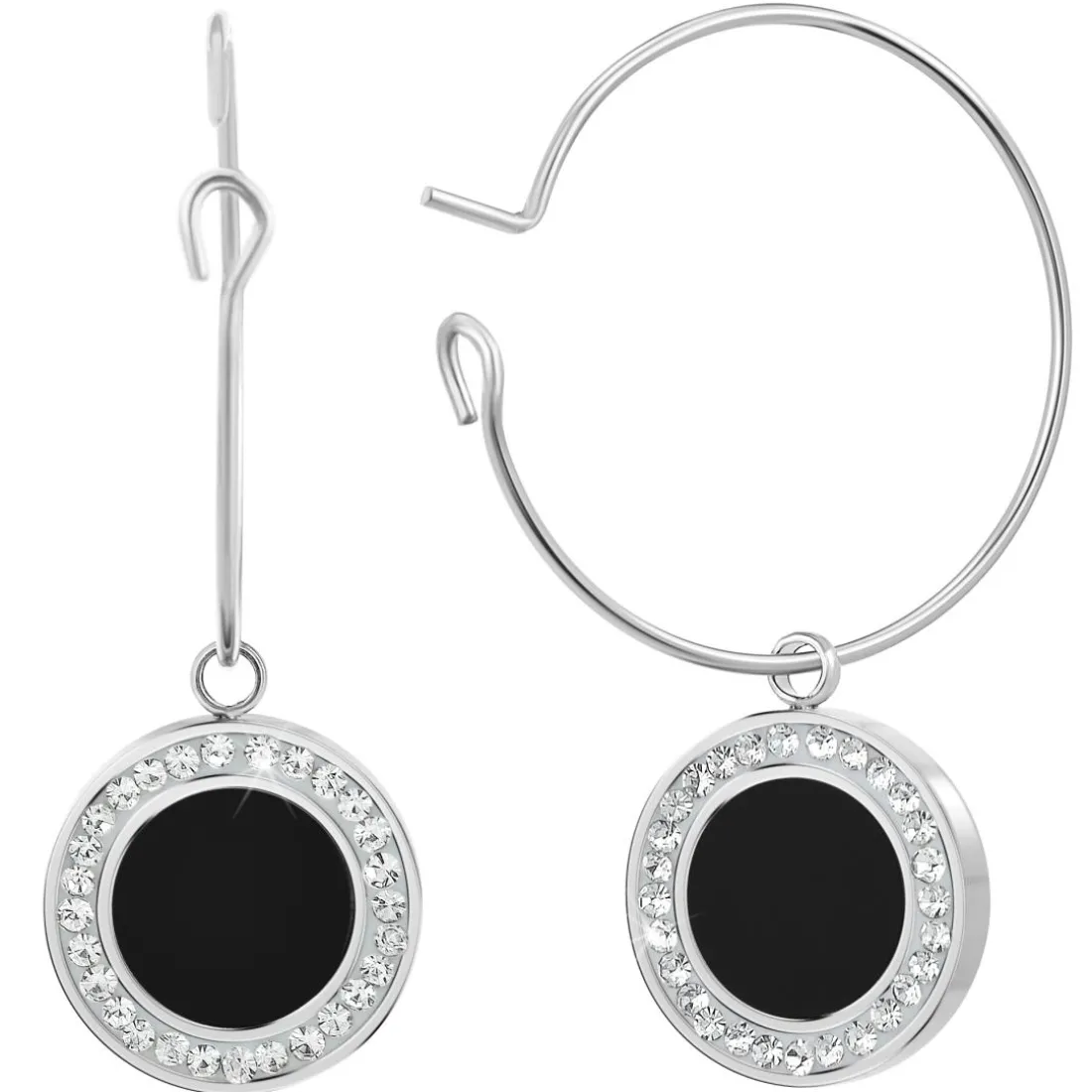 Pendantes So Charm - B4018-ARGENT - Boucles D'Oreilles Argentées