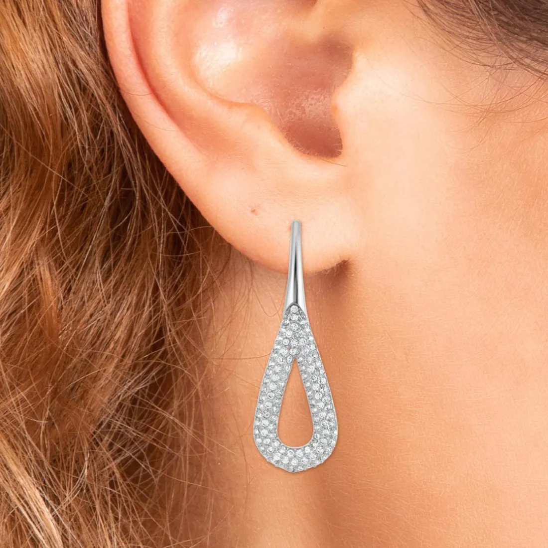 Pendantes So Charm - B3298-ARGENT - Boucles D'Oreilles Argentées