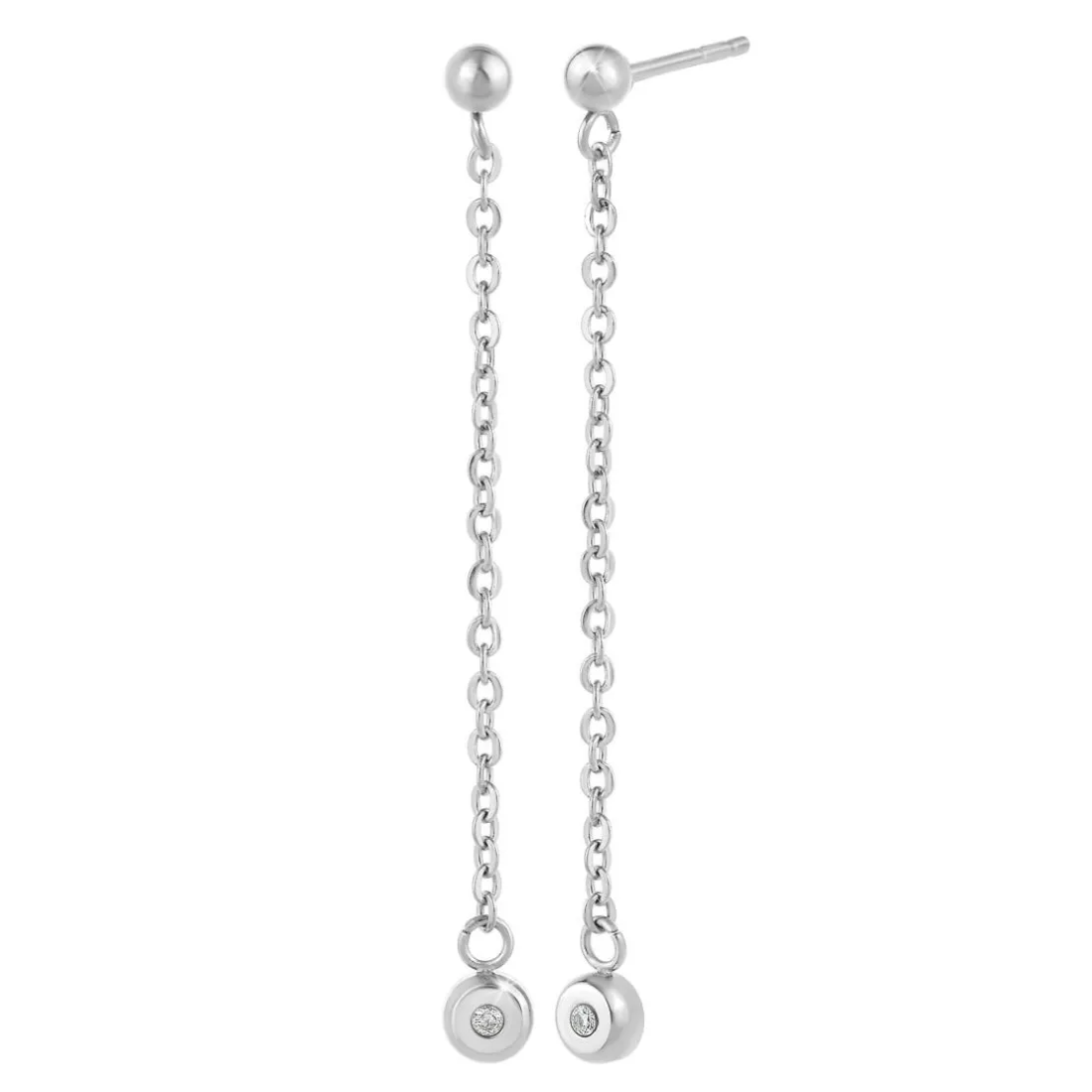 Pendantes So Charm - BD4110-ARGENT - Boucles D'Oreilles Argentées