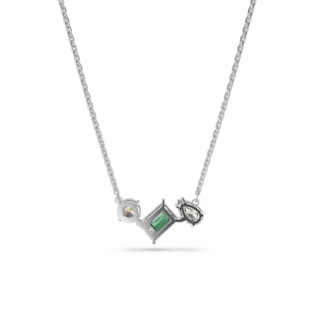 Pendentif Swarovski Mesmera 5668278 - Green White/RHS