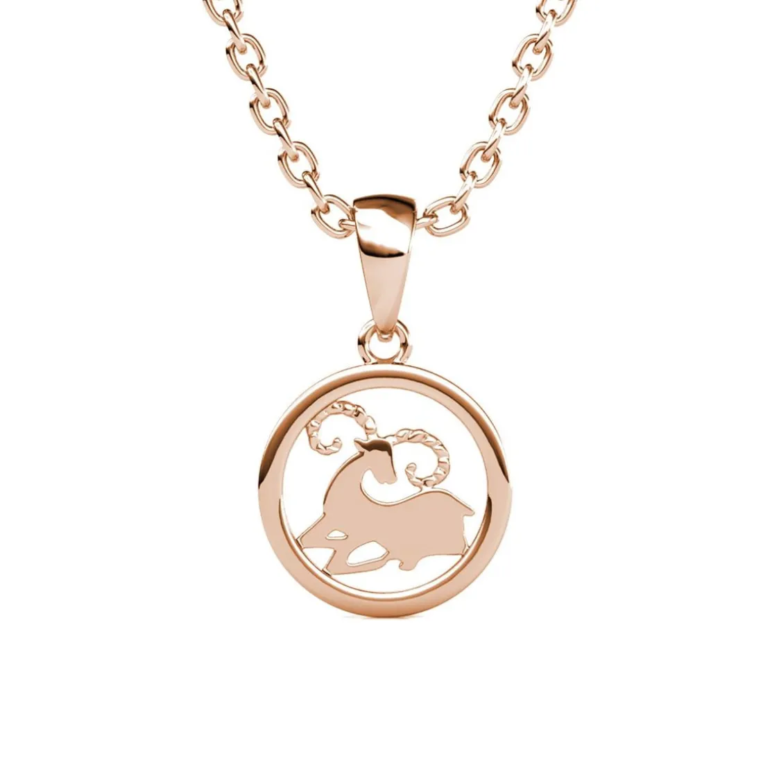 Pendentif Zodiaque Bélier Or Rose