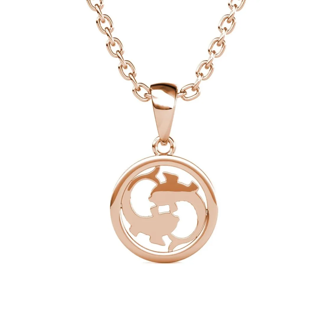 Pendentif Zodiaque Poisson Or Rose
