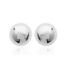 Puces argent Femme rhodié boules - W0Y403Y6